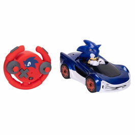 JAKKS PACIFIC Véhicule Radio-Control Sonic the Hedgehog - Drifting - Ruedas iluminadas - +4 ans