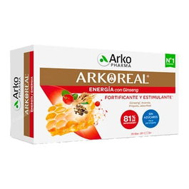 ARKOPHARMA ARKOREAL gelée royale + ginseng 20 ampoules