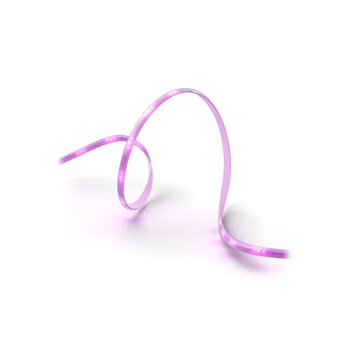 Philips Hue Solo Lightstrip - Ruban LED connecté intelligent, 3 mètres, blanc, éclairage d'ambiance intérieur, compatible avec l'écosystème Hue