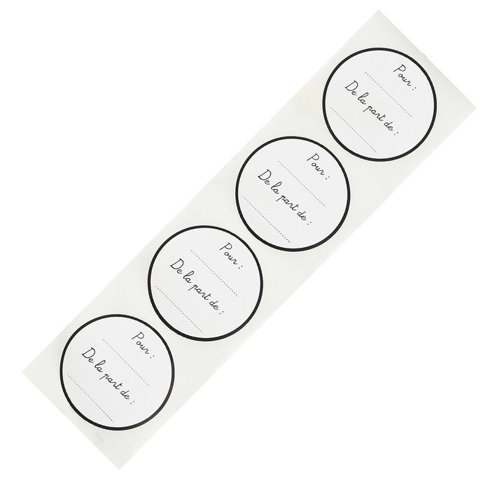 Party Time Lot de 50 autocollants circulaires pour cadeaux Party Time Lot de 50 autocollants circulaires pour cadeaux