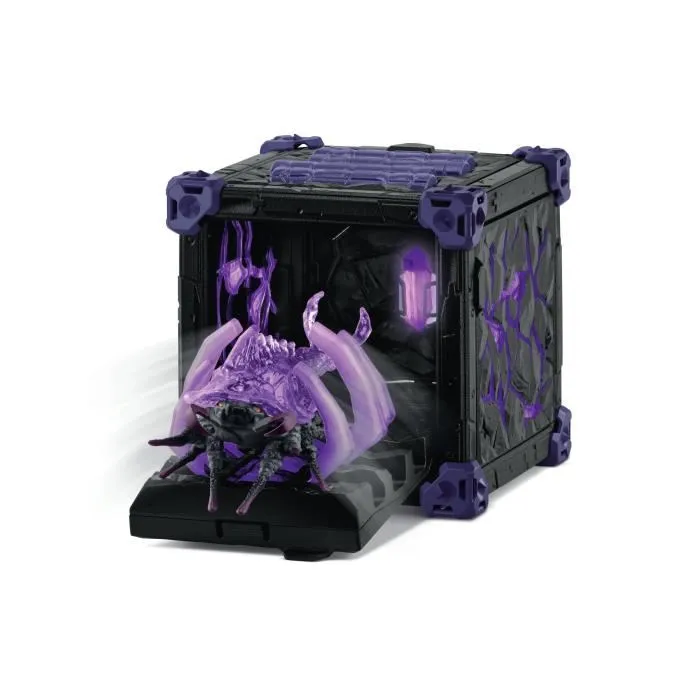Schleich 42675 Eldrador Creatures - Isopode des Ténèbres BattleCave, Extension d'arène pour figurines de combat, jouet dès 7 ans