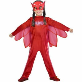 Liragram Déguisement Owlette Rouge Pyjamasques 3-4 Ans