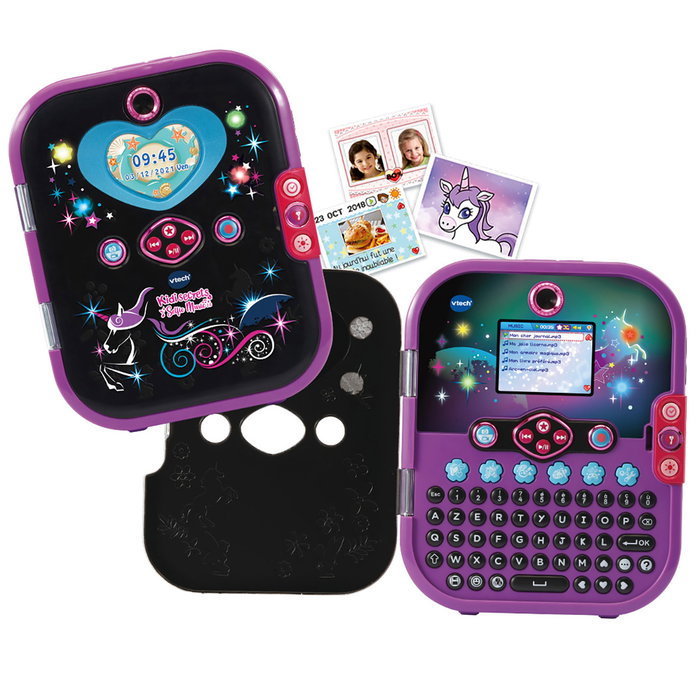V-Tech Kidisecrets Diario Secreto Digital - Diario interactivo avec clavier, écran couleur, lecteur MP3 et caméra double objectif - Version espagnole V-Tech Kidisecrets Diario Secreto Digital - Diario interactivo avec clavier, écran couleur, lecteur MP3 et caméra double objectif - Version espagnole