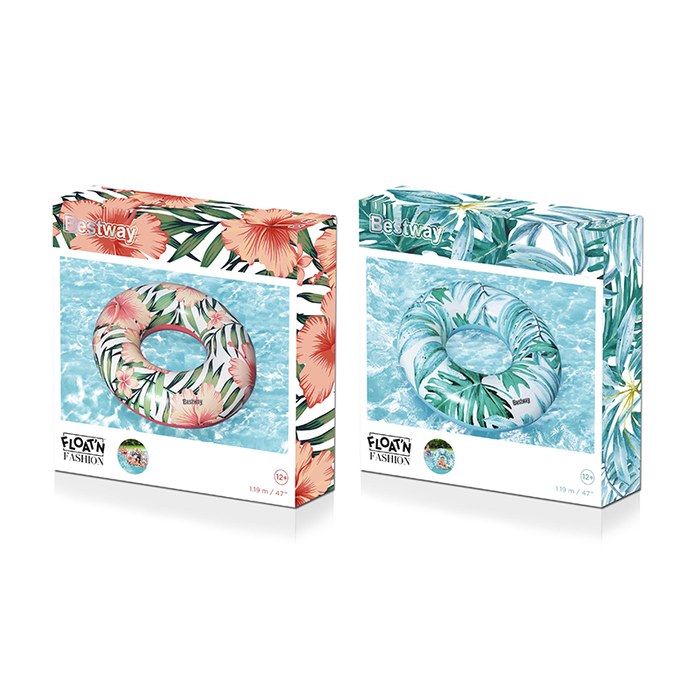 Bestway Flotador Gonflable Palmier Tropical Couleur Assortie 119 cm +12 Ans Piscine Plage 36237