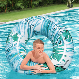 Bestway Flotador Gonflable Palmier Tropical Couleur Assortie 119 cm +12 Ans Piscine Plage 36237