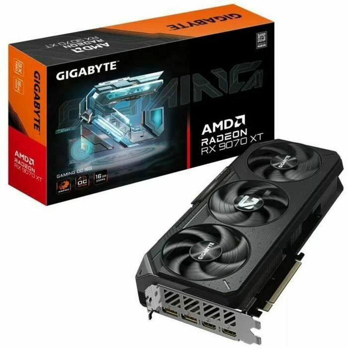 Carte Graphique Gigabyte 9VR907XTGO-00-G10 radeon rx 9070 xt 16 GB GDDR6 Carte Graphique Gigabyte 9VR907XTGO-00-G10 radeon rx 9070 xt 16 GB GDDR6
