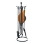 Acessoires de cheminée EDM 85739 Noir Métal Fonte 5 Pièces