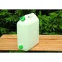 [MARQUE] Jerrycan de voyage 5 L extra-fort avec robinet eau propre - Blanc et vert - Pour camping-car et voyages