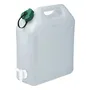 [MARQUE] Jerrycan de voyage 5 L extra-fort avec robinet eau propre - Blanc et vert - Pour camping-car et voyages