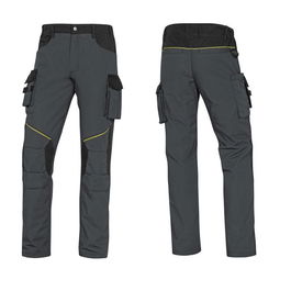 Delta Plus Pantalon MCPA2STR Gris/Negro/Amarillo Ropa Bicolor Gris Negro Talla M