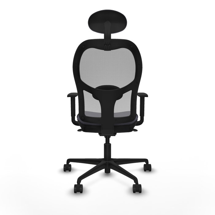 Piqueras y Crespo Chaise de Bureau Jorquera avec Appui-tête Gris foncé Piqueras y Crespo Chaise de Bureau Jorquera avec Appui-tête Gris foncé
