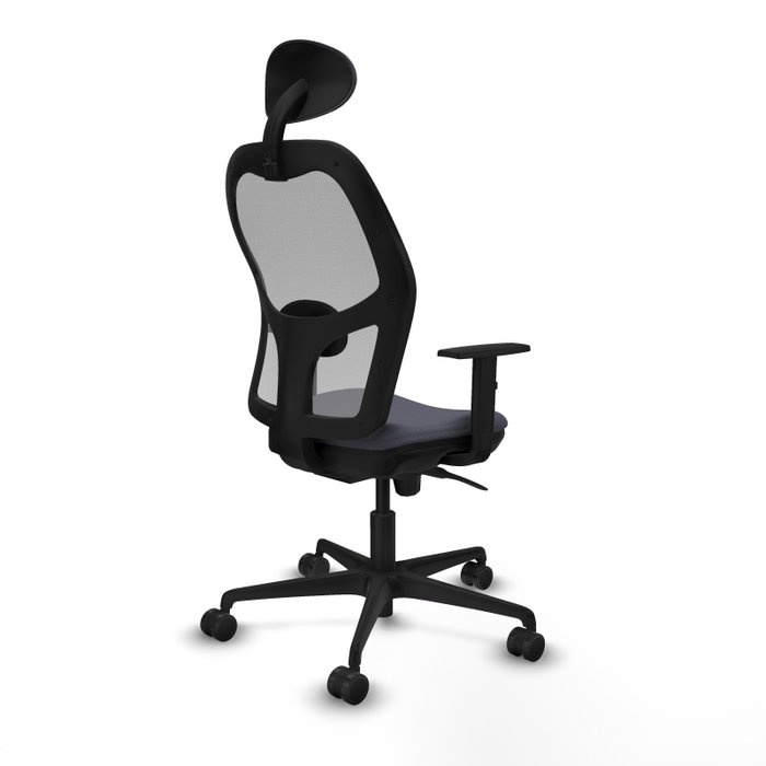 Piqueras y Crespo Chaise de Bureau Jorquera avec Appui-tête Gris foncé Piqueras y Crespo Chaise de Bureau Jorquera avec Appui-tête Gris foncé