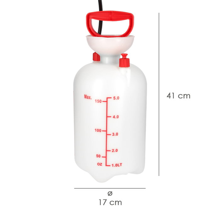 WOLFPACK LINEA PROFESIONAL Sulfatadora Manual 5 Litros Presión Previa