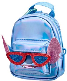 Cefa Real Littles Disney Stitch Mini Sac à Dos en Peluche avec 6 Accessoires