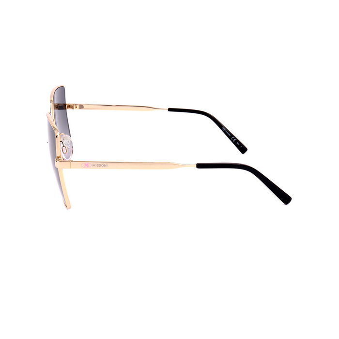 Missoni Lunettes de soleil femme MMI 0101/S J5G 140 mm monture carrée acier inoxydable verres UV400 catégorie 3 (largeur verre 59 mm, branches 140 mm)