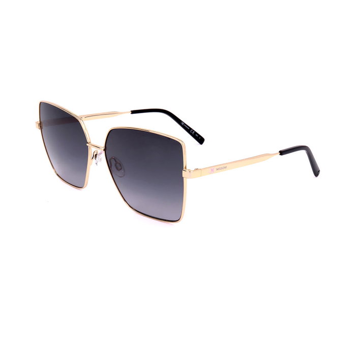 Missoni Lunettes de soleil femme MMI 0101/S J5G 140 mm monture carrée acier inoxydable verres UV400 catégorie 3 (largeur verre 59 mm, branches 140 mm)