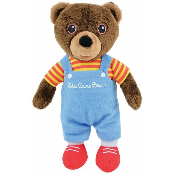 Fun House Petit Ours Brun - Set de vaisselle enfant avec peluche