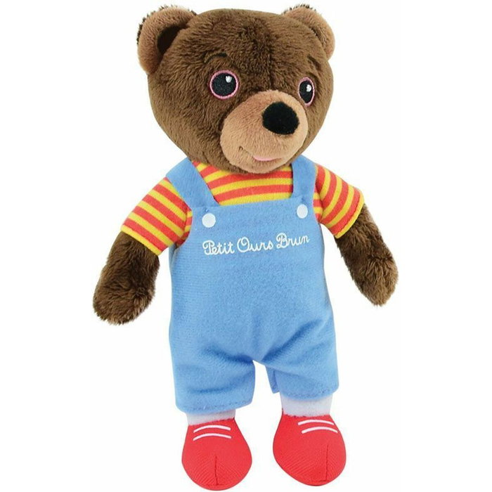 Fun House Petit Ours Brun - Set de vaisselle enfant avec peluche