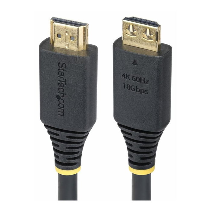 Startechcom Câble HDMI 1.8 m Haute Vitesse 4K 60Hz 18 Gbps HDR10 Mâle-Mâle Startechcom Câble HDMI 1.8 m Haute Vitesse 4K 60Hz 18 Gbps HDR10 Mâle-Mâle