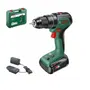 Bosch Perceuse-visseuse à percussion UniversalImpact 18V-60 (06039D7101) avec 1 batterie 2Ah et coffret - 20 positions de couple, 2 vitesses
