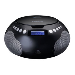 Lenco SCD-331BK Lecteur Radio, CD et MP3 Portable - Noir