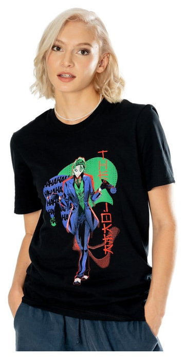 CID DC Comics T-Shirt The Joker Anime Red Light (S) inevitable
