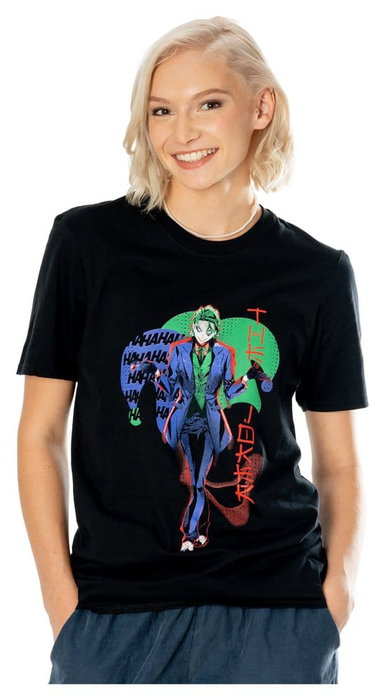 CID DC Comics T-Shirt The Joker Anime Red Light (S) inevitable
