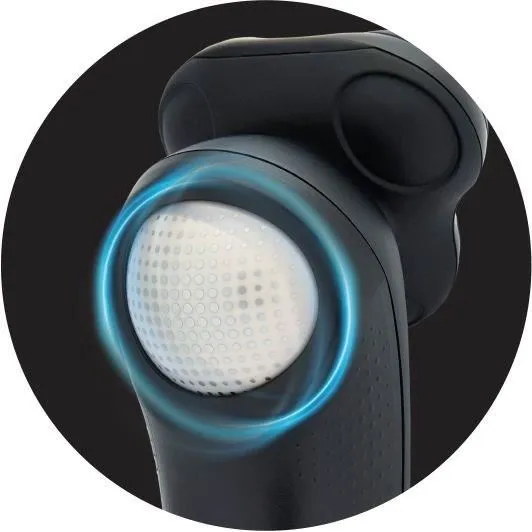 Remington Rasoir rotatif XR1755 Système hybride SynX avec technologie PivotBall et lames flexibles - 100% étanche - Autonomie 50 min