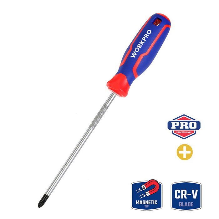 Workpro Tournevis Phillips PH1 x 150 mm