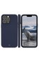 dbramante1928 Coque transparente écologique pour iPhone 14 Pro Max Pacific Blue - Protection anti-choc, recyclée, compatible charge sans fil