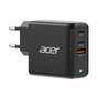 Acer OPD611 Adaptateur de charge 67 W USB-C GaN avec 2x USB-C et 1x USB-A