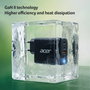 Acer OPD611 Adaptateur de charge 67 W USB-C GaN avec 2x USB-C et 1x USB-A
