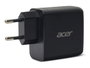 Acer Chargeur GaN 67W avec 2x USB-C et 1x USB-A - Noir
