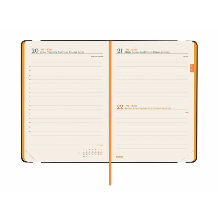Agenda Finocam FLEXI Bleu 11,8 x 16,8 cm 2026