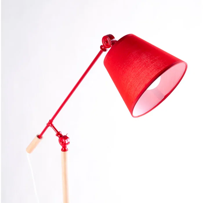 Lampe de sol rectangulaire Aaron style nordique avec douille LED E27 - Réf. SKD-F005-B