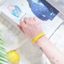 Jet Lag Bracelet en silicone à la citronnelle