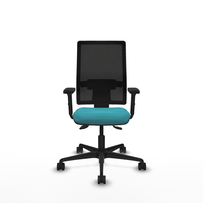 PIQUERAS Y CRESPO Chaise Bormate Asynchrone Turquoise et Noir
