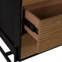 BigBuy Home Présentoir ORLEANS Noir et Naturel