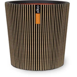 CAPI EUROPE - Groove NL - Vase conique - 45 x 41 cm - Noir et or