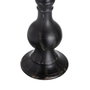 BigBuy Home Bougeoir Noir Bois Verre 20 x 20 x 53 cm