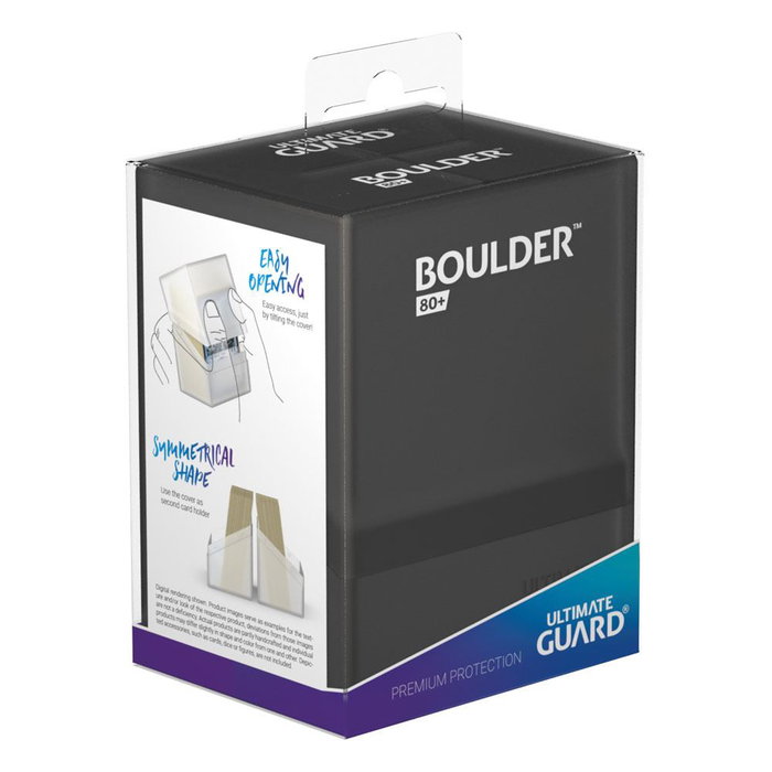 Ultimate Guard Boulder 80+ - Onyx Ultimate Guard Boulder 80+ - Onyx