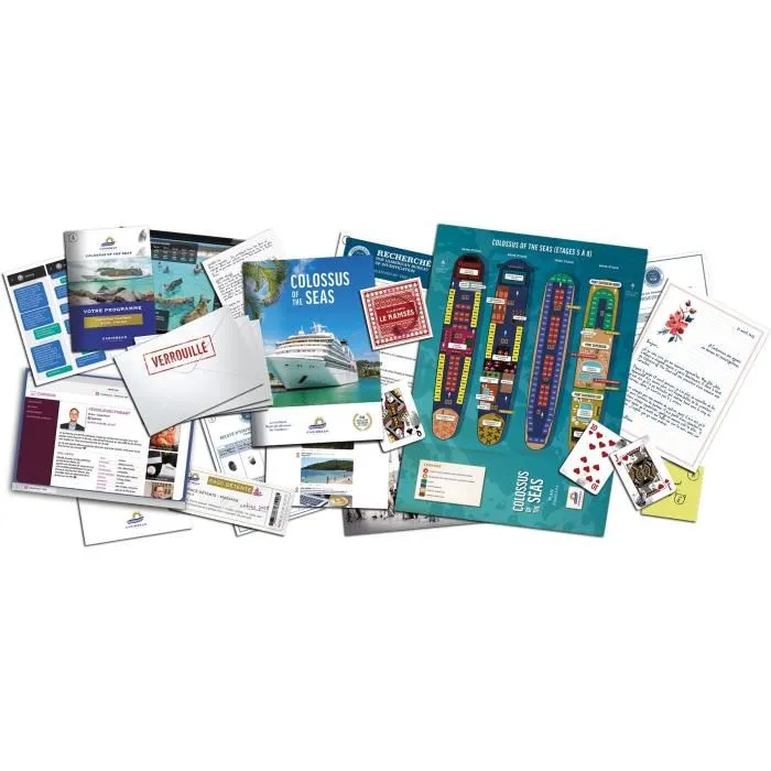 Asmodee - Disparition aux Caraïbes - Jeu d'enquête - À partir de 18 ans - Fabriqué en France - Version française