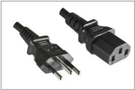 MicroConnect Cordon d'alimentation 2,1 m Noir IEC320 Certifié 14136 NBR UL