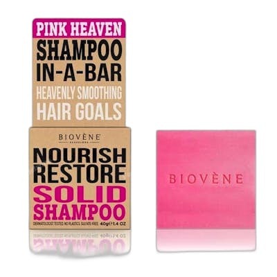 Biovene Pink Heaven Barre de shampooing solide nourrissante 40 g Biovene Pink Heaven Barre de shampooing solide nourrissante 40 g