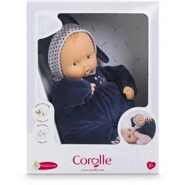 Corolle Doudou Babipouce Marine Reves d'Étoiles - Doudou moelleux à senteur de vanille - 28 cm - Dès la naissance - Cadeau de naissance idéal