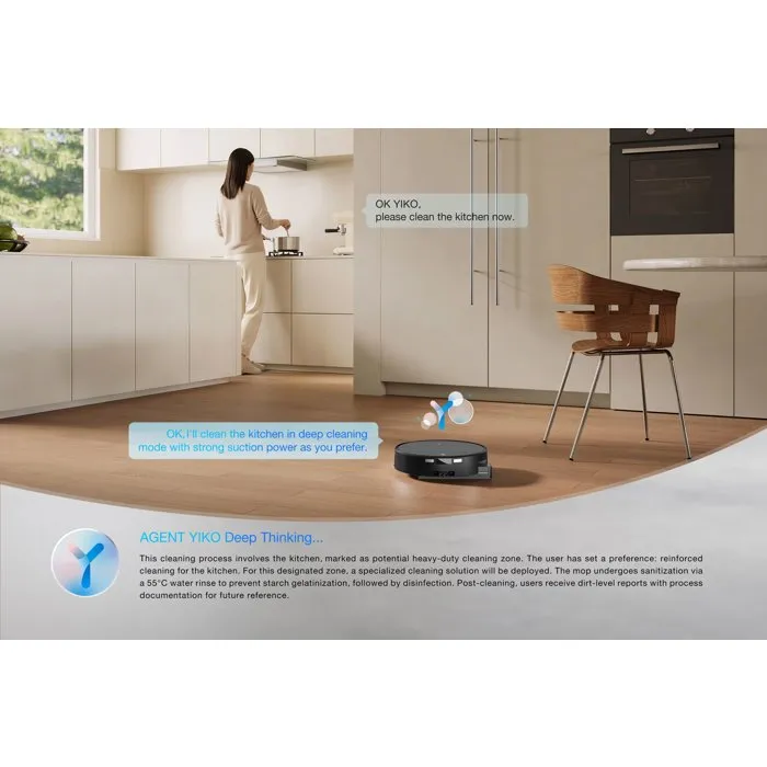 Ecovacs DEEBOT T90 PRO OMNI Robot aspirateur laveur avec station OMNI tout-en-un Ecovacs DEEBOT T90 PRO OMNI Robot aspirateur laveur avec station OMNI tout-en-un
