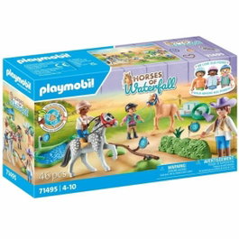Playmobil Cavaliers poneys et saut d'obstacles Horses of Waterfall