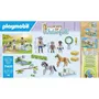 Playmobil 71495 - Set de Cavaliers et Poneys avec Saut d'Obstacles pour Enfants à partir de 4 Ans - Figurines en Plastique de Haute Qualité