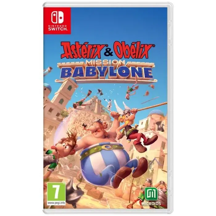Microids Astérix & Obélix - Mission Babylone - Jeu d'aventure et de plateformes pour Nintendo Switch Microids Astérix & Obélix - Mission Babylone - Jeu d'aventure et de plateformes pour Nintendo Switch