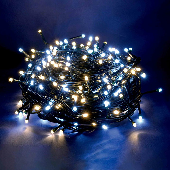 Guirlande lumineuse LED 3,6 W Blanc Vert tendre 5 m 10 x 8 x 14 cm Guirlande lumineuse LED 3,6 W Blanc Vert tendre 5 m 10 x 8 x 14 cm
